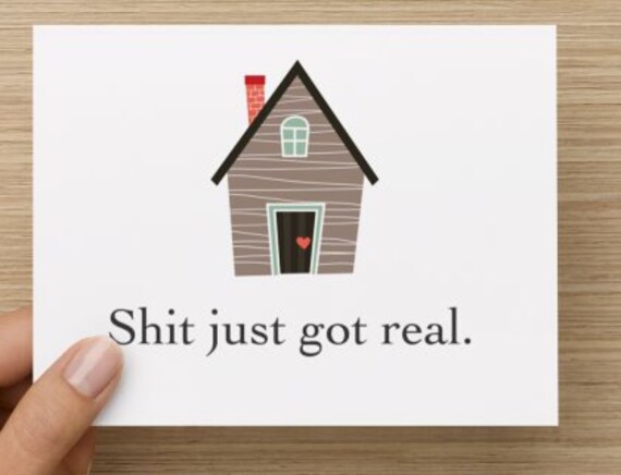 items similar to sh** just got real new home card on etsy il_570xN.819167172_2gfl?version=0 items similar to sh** just got real new home card on etsy